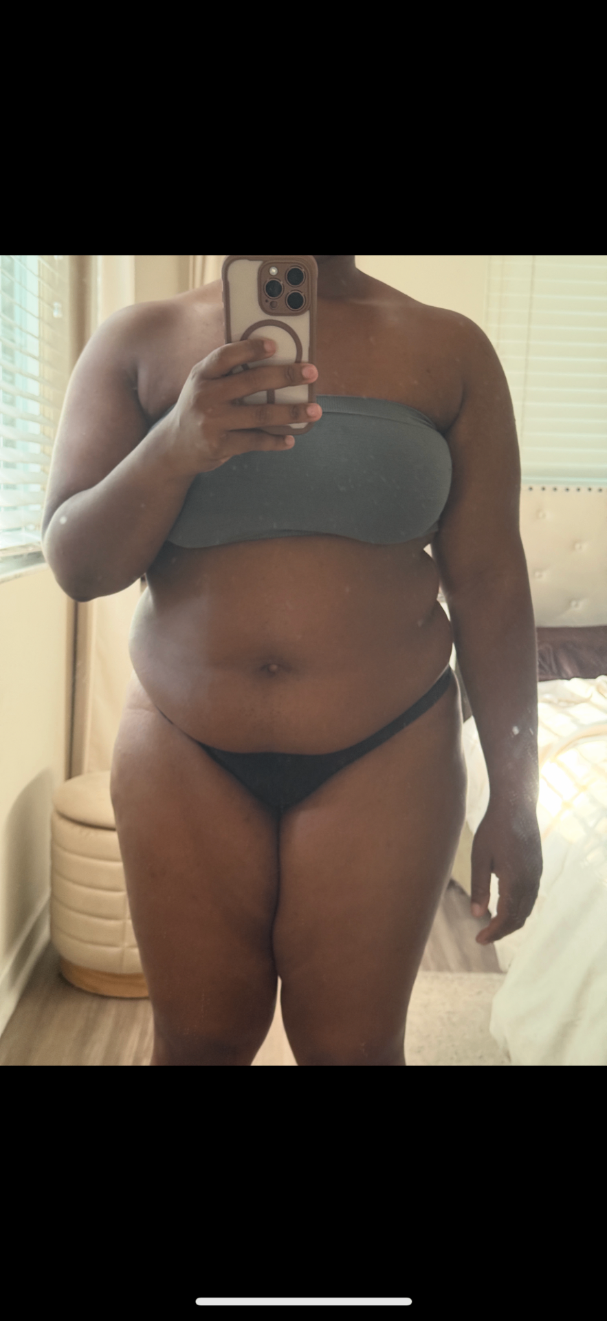 Client full front, before